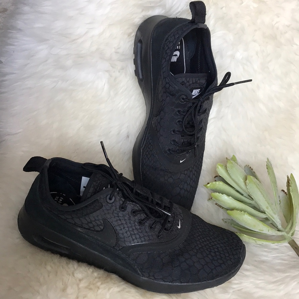 Nike All Black Air Max Thea Ultra Sneakers